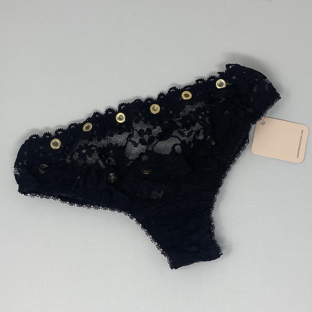 Agent Provocateur Stevie Black Brief AP3 Medium NWT - Picture 13 of 14